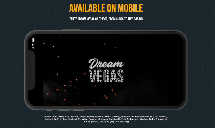 Dream Vegas app